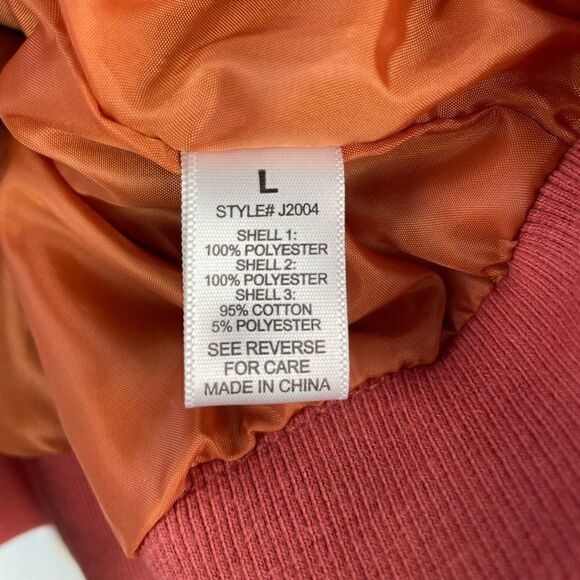 Active USA Burnt Orange Jacket Size L EUC - Picture 6 of 7